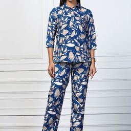 BAESD Abstract Printed Top & Trouser Co-Ords image 1