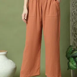 TAG 7 Women Cotton Straight-Leg Lounge Pant-image-55