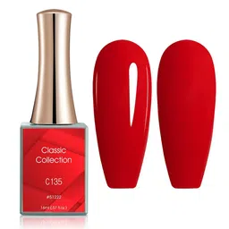 CANNI Classic Collection UV Nail Gel Polish 16 ml - Red C135-image-67