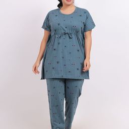 Fabme Women Printed Night suit-image-30
