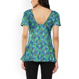 Aarika Abstract Printed Swim Suit With Goggle image 2