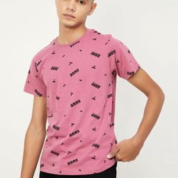 max Boys Printed Pockets T-shirt-image-71