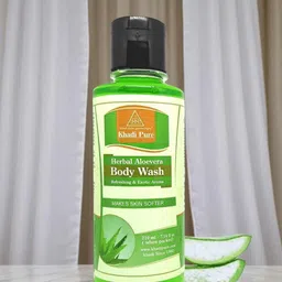 Khadi Pure Herbal Aloe Vera Body Wash - 210 ml-picture-2