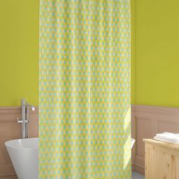ArtzFolio Green Printed Waterproof Shower Curtain-image-92