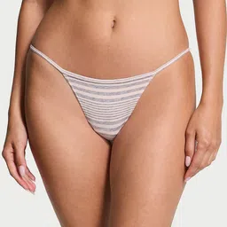 Victoria's Secret Striped V-String Thong Briefs
1117345869YS-image-22