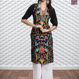 HERE&NOW Selection Of 2 Printed Straight Kurtas-picture-28