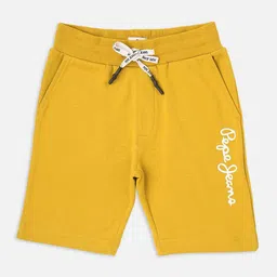 Pepe Jeans Boys Ribbed Waist Knit Shorts-40