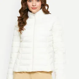 Madame Women Cotton Lightweight Longline Padded Jacket-16