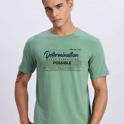 ADRO Men Typography Printed Round Neck Cotton T-shirt-image-85