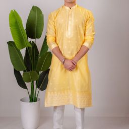 SUUTRAA BY SG Men Mandarin Collar Kurta-image-62