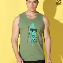 WOOSTRO Men Typography 2 Printed Raw Edge Slim Fit T-shirt-image-92