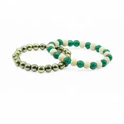 HEALINGGEMS Unisex Pack Of 2 Money & Luck Bracelets-36
