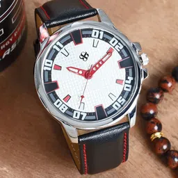 BIG SHOT Men Brass Printed Dial & Leather Straps Analogue Watch BSM073A-image-86