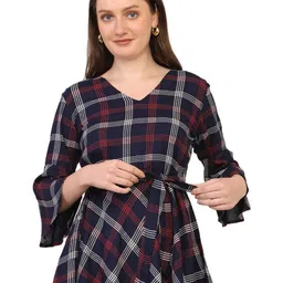 JC JUMMY COUTURE Bell Sleeve Cotton Cinched Waist Top-image-77