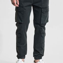 Snitch Men Slim Fit Cargos Trousers-image-108
