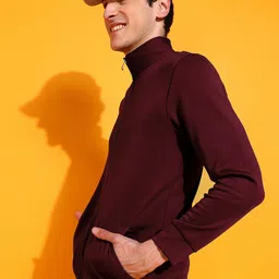 INDICLUB Men Running Open Front Jacket image 2