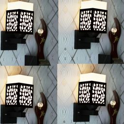 Gojeeva Black Wood Square Wall Lamps-picture-27