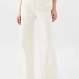 GAP Women Wide Leg High-Rise Pure Cotton Jeans-image-26