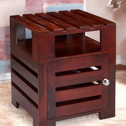 Ikiriya Red Square Bedside Table-45