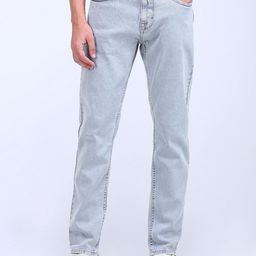 Flying Machine Men Tapered Fit Low Distress Heavy Fade Stretchable Jeans-picture-30