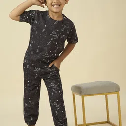 YK Boys Printed Polyester Clothing Set-picture-34