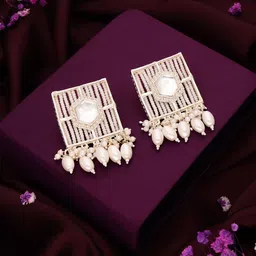 VEDDA Square Drop Earrings-15