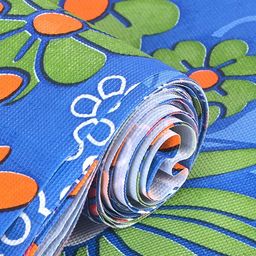 Kuber Industries Blue Set of 1 Regular Shelf Liner Organisers-27