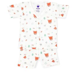 ZIZUKA Unisex Kids Printed Top with Shorts-picture-1