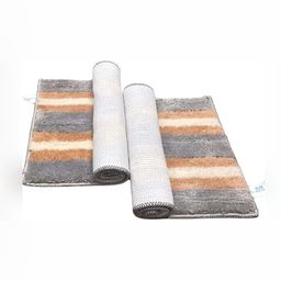 GBL COLLECTION Grey Polypropylene Water Resistant Floor Mat-19