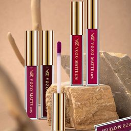 VOZO Set Of 4 Luxurious Matte Liquid Lipstick- 4ml- 102-103-106-204-35