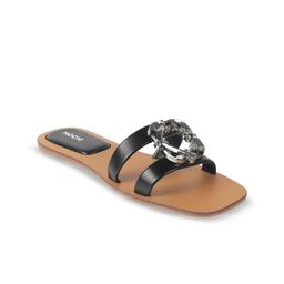 Mochi Embellished Block Mules-9