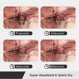 IVAZA Blush Pink Bath Rug image 2