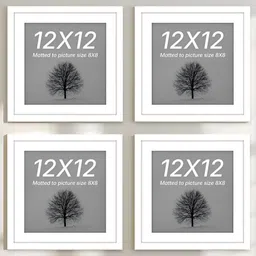 Art Street White 2 to 4 Pieces Wood Wall Photo Frames-37