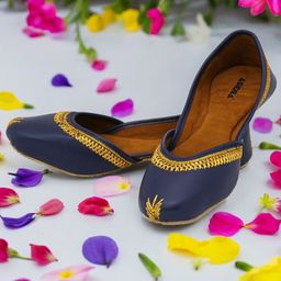 ASIDEA Women Ethnic Mojaris Flats-50