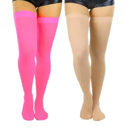 NESKA MODA Women Beige Stockings-image-44
