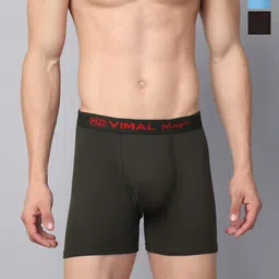 VIMAL JONNEY Men Pack Of 3 Assorted Cotton Trunk MAGIC__RED__H__03-picture-35