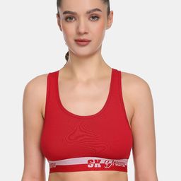 SKDREAMS Full Coverage Non Padded Seamless T-strap Training or Gym Shaper Sports Bra-picture-4