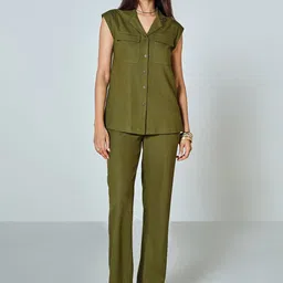 AND Shirt Collar Shirt With Trousers Co-Ords-picture-15