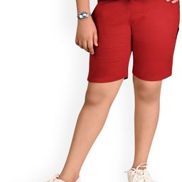 BAESD Girls Cotton Solid Regular Bermuda Shorts-image-86