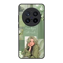 QRIOH Conversational Printed Vivo X200 Pro 5G Back Case Mobile Accessories-image-63
