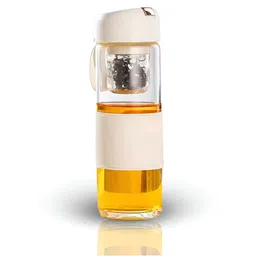 YELONA White Single Glass Solid Double Wall Vacuum Water Bottle-image-9