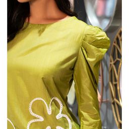 WEAVLLITE Lace Embellished Top With Trousers Co-Ords-picture-43