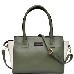 FOR THE BEAUTIFUL YOU PU Structured Satchel with Fringed image 3