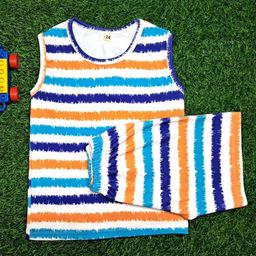 BAESD Kids Striped T-shirt with Shorts-image-87