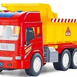 Unbreakable Huge Size Push and Go Toy for Kids, Dumper Truck with Sound and Lights Dumper Truck Toy with Friction Powered Wheels for Kids-image-82
