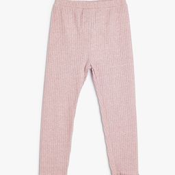 Koton Striped Girls Knitted Ankle-Length Leggings-picture-1