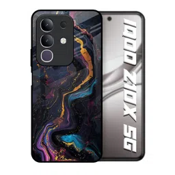 QRIOH Abstract Printed IQOO Z10x 5G Silicone Back Case-picture-48
