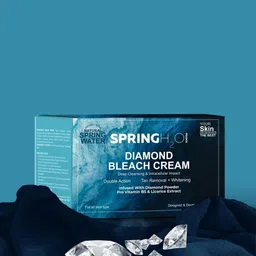 Spring H2O Diamond Bleach Cream For Deep Cleansing & Intracellular Impact - 300 g image 1
