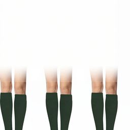 MUKHAKSH Unisex Green Socks-image-83