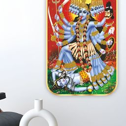 SAF Red & Blue 1 Piece Canvas Other Wall Paintings-26